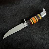 Античен ловен нож (Rehwappen Solingen 70-80 г.) в напълно ново състояние. (Rehw103), снимка 1 - Ножове - 45354519