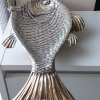 Сребърно рибно плато-сребро 800 проба/сребърна чаша/, снимка 5 - Сервизи - 45024492