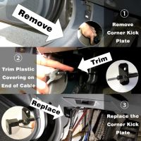 Комплект за ремонт на дръжката копче за освобождаване предния капак за Honda Civic, снимка 3 - Части - 45717139