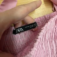 Зара Zara M размер лятна рокля бебешко розова , снимка 2 - Рокли - 45496965
