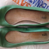Дамски обувки,зелени, естествена кожа,37 1/2, снимка 1 - Дамски ежедневни обувки - 45193863