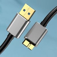 Кабел за външен твърд диск USB Micro B кабел HDD кабел Micro Data кабел SSD Sata кабел за твърд диск, снимка 4 - Друга електроника - 45493828
