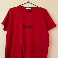 NA-KD Червена тениска 100% памук S размер ❤️, снимка 1 - Тениски - 46054067