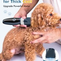ETROBOT Комплект машинка за подстригване на кучета, акумулаторна безжична нискошумна за гъста козина, снимка 5 - За кучета - 45718114