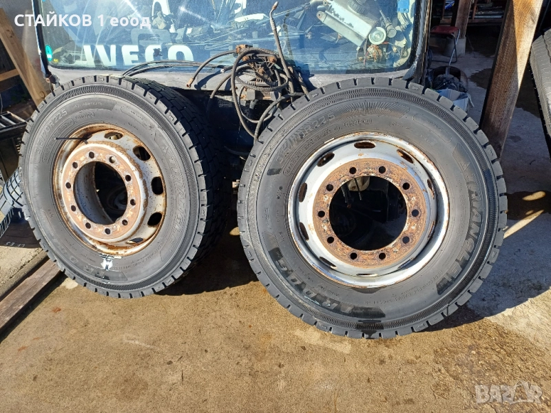2 броя гуми с джанти 315/70/22.5, снимка 1