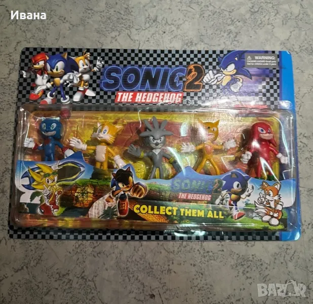 Играчка комплект 5 фигурки/герои Соник/Sonic, снимка 1