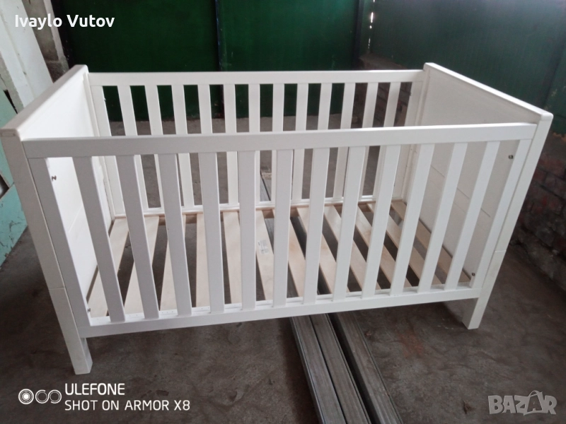 Детско креватче с матрак. Размери Д/Ш/В в см 147/74/85, снимка 1