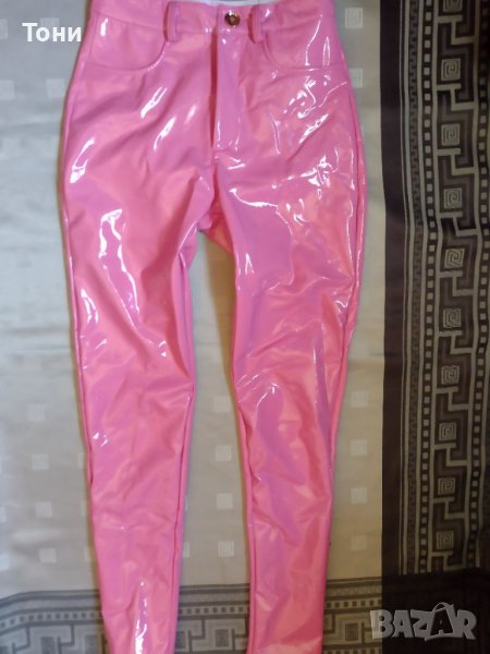 Латексов розов панталон , снимка 1