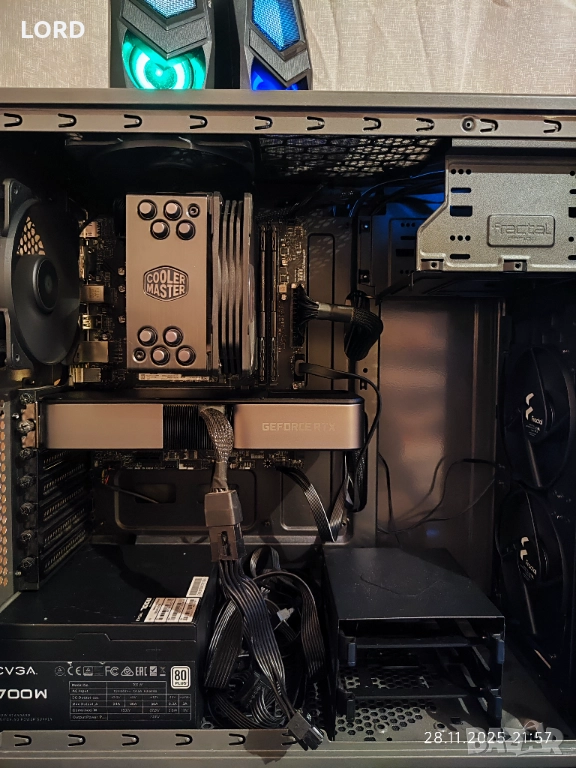 Геймърски i5 14400f, RTX 3070 8GB, RAM 32GB DDR4, SSD 512GB NVME, снимка 1