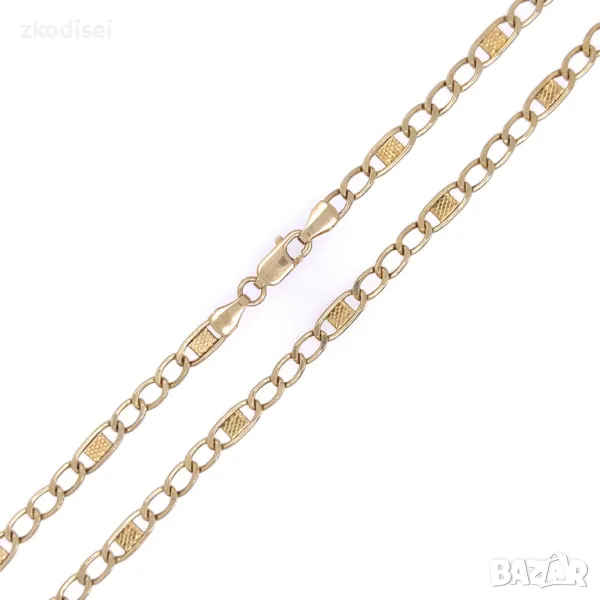 Златен синджир 7,43гр. 60,0см. 14кр. проба:585 модел:31989-1, снимка 1