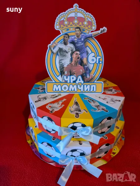 Картонена торта Роналдо, снимка 1