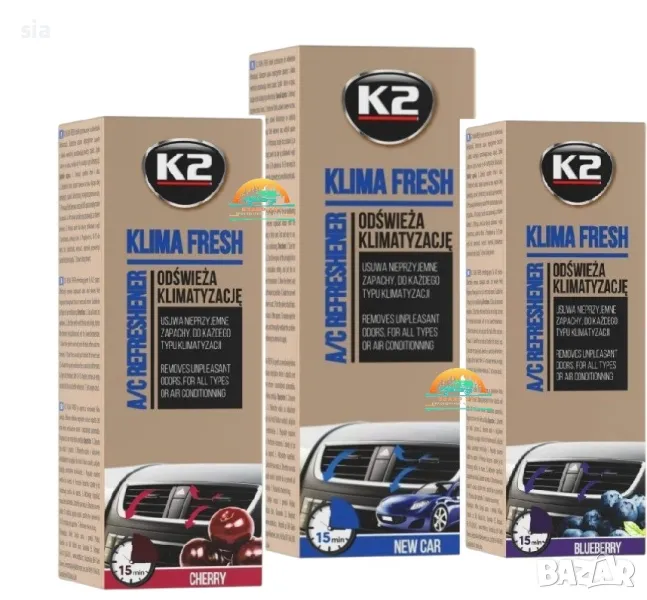 Спрей освежител за климатик за автомобил, 150ml, снимка 1