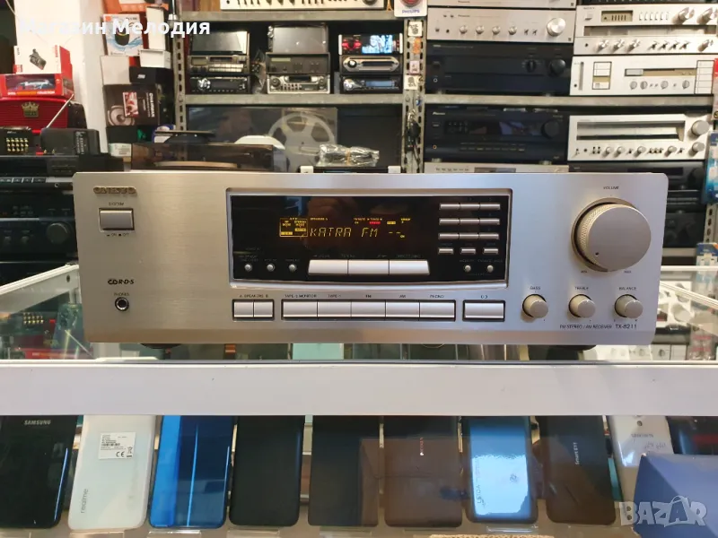 Ресийвър ONKYO TX-8211 Две по 90 вата. В отлично техническо и визуално състояние., снимка 1