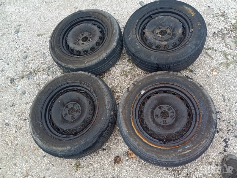 4броя железни джанти 15ски за Опел комбо Фиат добло 2012-2018г, снимка 1