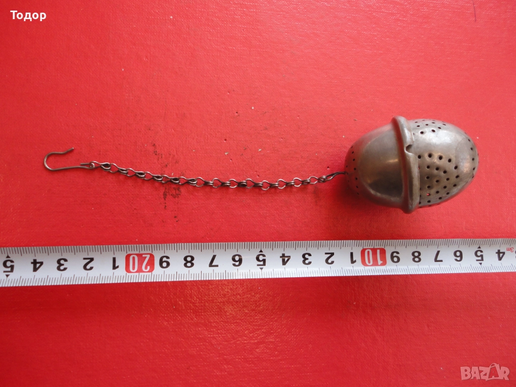 Старинна цедка за чай , снимка 1