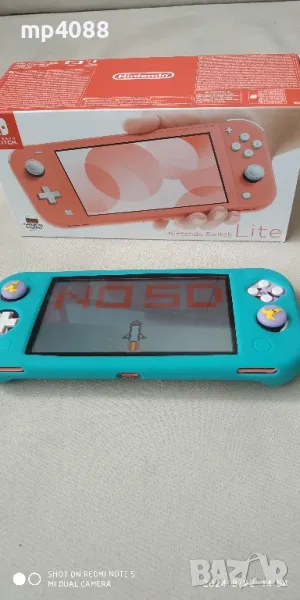 Nintendo switch lite coral (чипирана), снимка 1