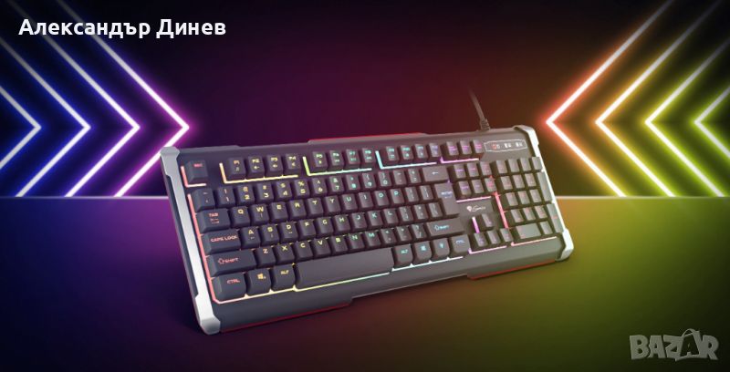 Мембранна клавиатура - Genesis RHOD 400 RGB, снимка 1