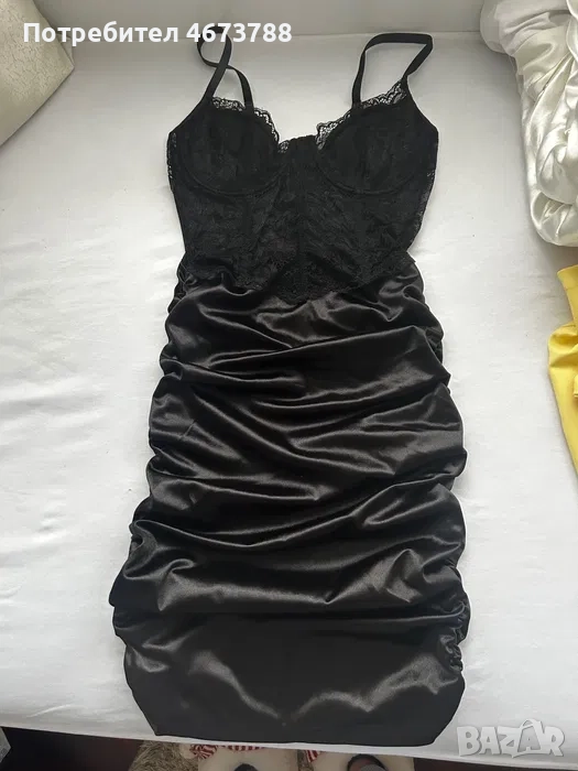 Дамска черна рокля, снимка 1