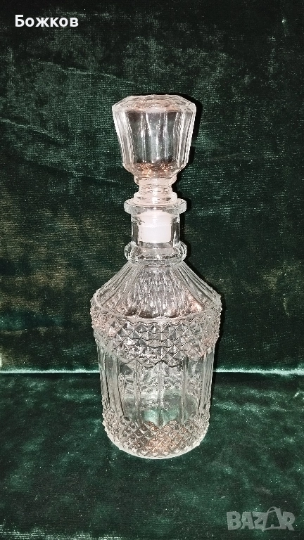 стъклена гарафа, снимка 1