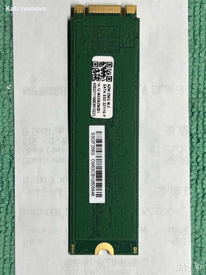 256GB M.2 SATA SSD , снимка 1