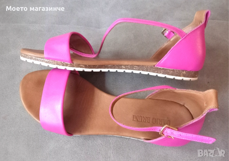 Дамски сандали Dario Bruni от естествена кожа – розови, № 38, снимка 1