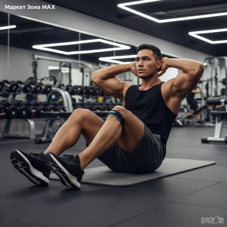 Регулируем подколенен колан Vbosi – подкрепа и защита при спорт и натоварване, снимка 1