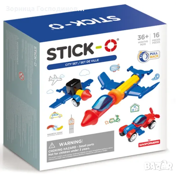 Продавам нов магнитен конструктор Stick-O, снимка 1