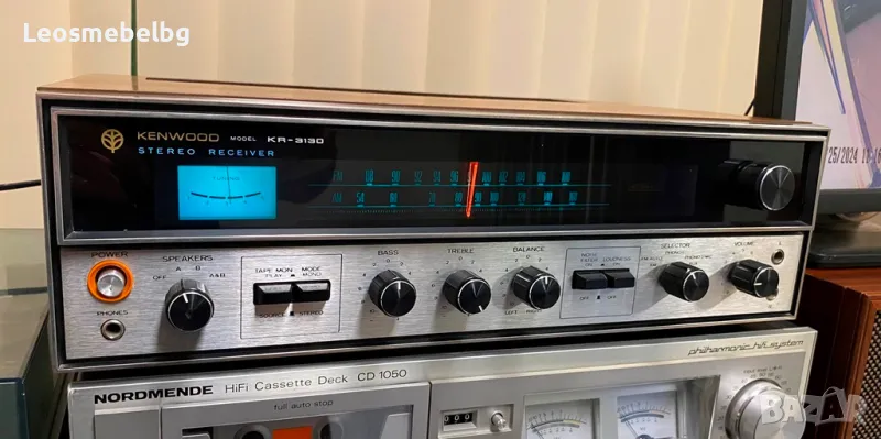 Винтидж ресивър - усилвател с тунер KENWOOD KR-3130 - модел 1972 г., снимка 1