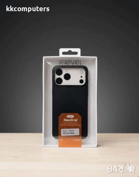 Калъф PVC X-Level NeoGrid MagSafe / Черен / за iPhone 17 Pro Max 6.9 Баркод : 3133406, снимка 1
