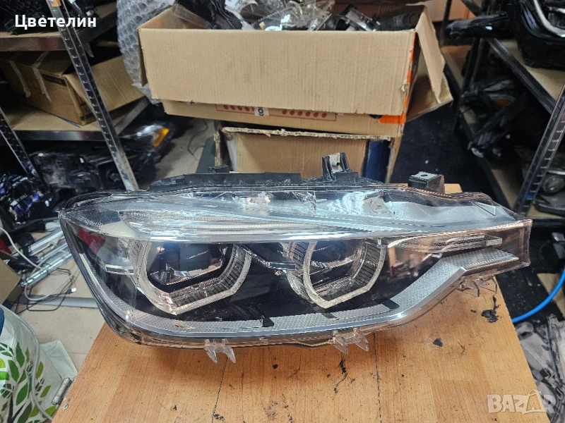 Десен фар фарове BMW F30 Adaptive LED desen far farove бмв ф30 лед, снимка 1