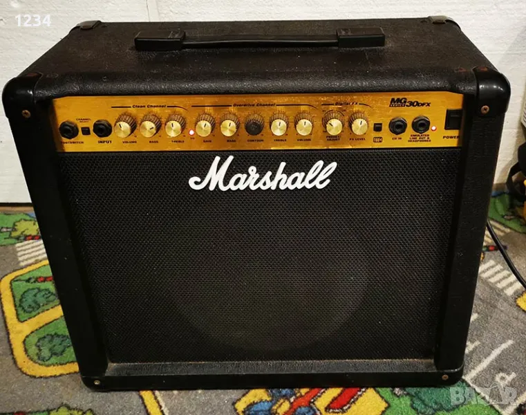 Усилвател за китара кубе Marshall MG30DFX 30W с overdrive, снимка 1