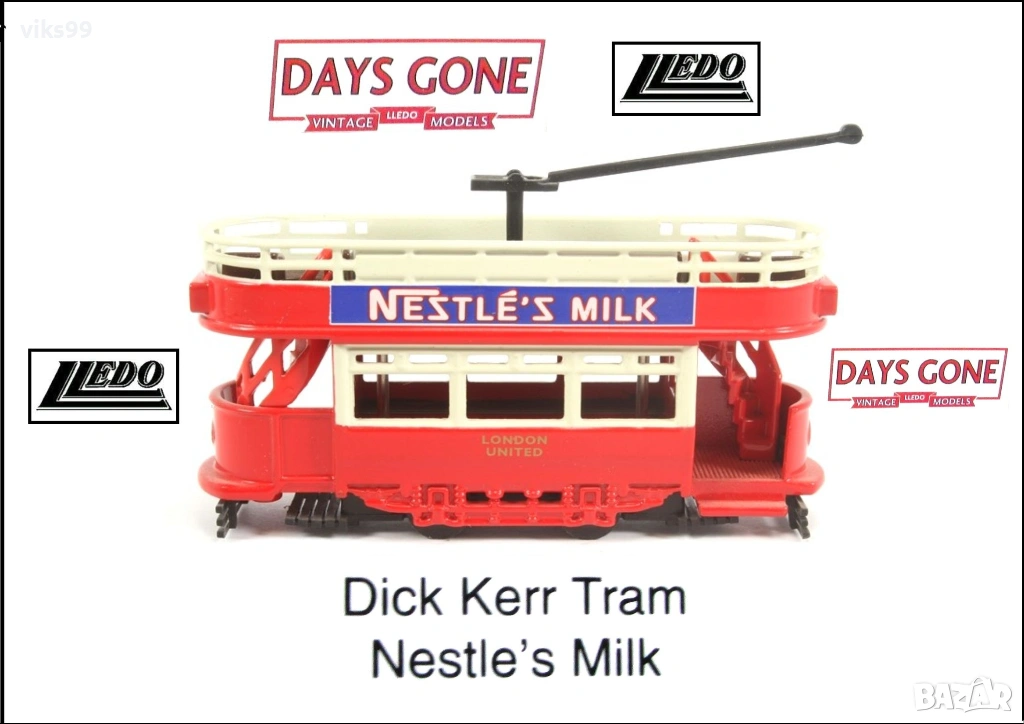 Трамвай Dick Kerr LLEDO DAYS GONE, снимка 1