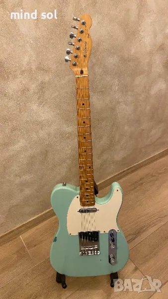 Fender squier Telecaster 1991 Japan MIJ - SEAFOAM GREEN color, снимка 1