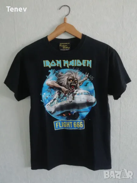 Iron Maiden Flight 666 2008 2009 Exclusive оригинална тениска размер М , снимка 1