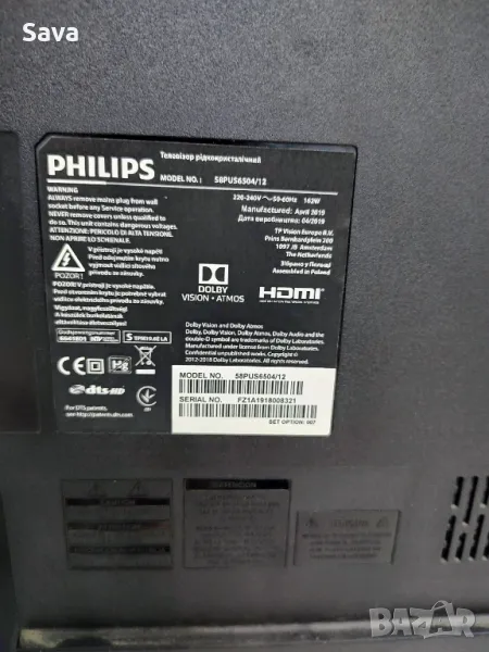 PILIPS 58PUS6504/12: 715G9907 MOG-B00-005G:TPV715G9860-P01-002-003S, снимка 1
