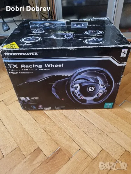 волан с педали Thrustmaster tx racing wheel pc xbox волан , снимка 1