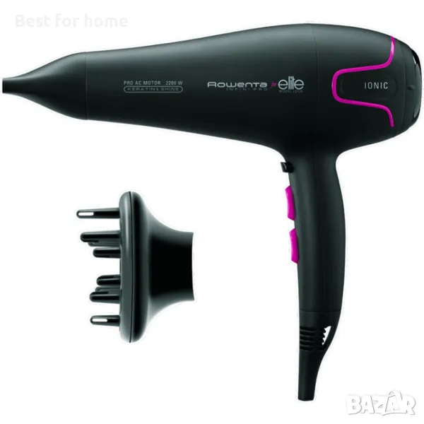 Сешоар ROWENTA CV8722D0 2200.00 W, Йонизация, снимка 1