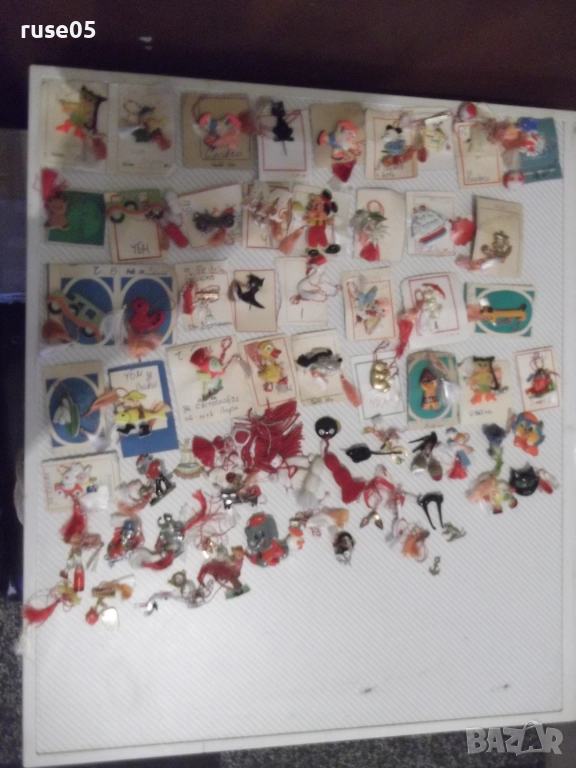 Лот от 64 бр. мартенице от соца, снимка 1