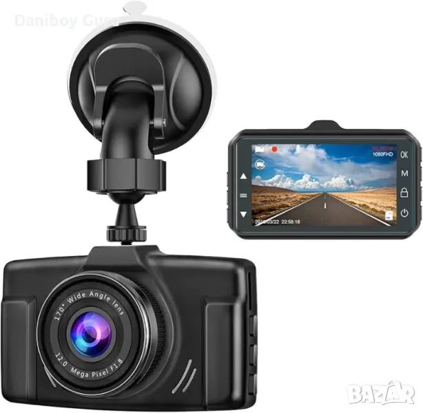 Видео регистратор 12MP Dash Cam CHORTAU BT12, снимка 1