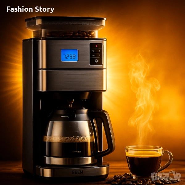 Филтърна кафемашина с мелачка и термокана BEEM BASIC SELECTION FRESH-AROMA-PERFECT II, снимка 1