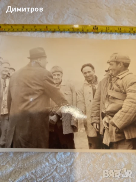 СНИМКА ТОДОР ЖИВКОВ НА ПОСЕЩЕНИЕ ВЪВ АЕЦ КОЗЛОДУЙ, снимка 1