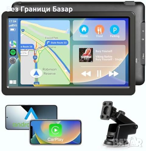 Нов Безжичен Apple CarPlay Android Auto 9" HD Екран, GPS, Bluetooth, снимка 1