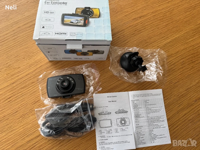 НОВ ВИДЕОРЕГИСТРАТОР ЗА КОЛА FULL HD 1080p, снимка 1