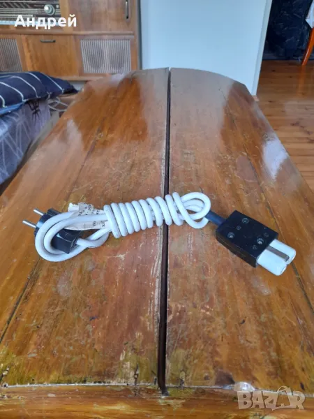 Стар захранващ кабел,Съединителен шнур,щекер, снимка 1