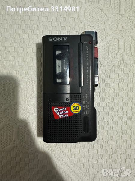 Sony Microcassette-Corder M-450, снимка 1