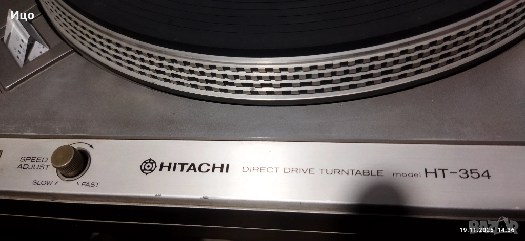 Hitachi model HT-354 грамофон., снимка 1