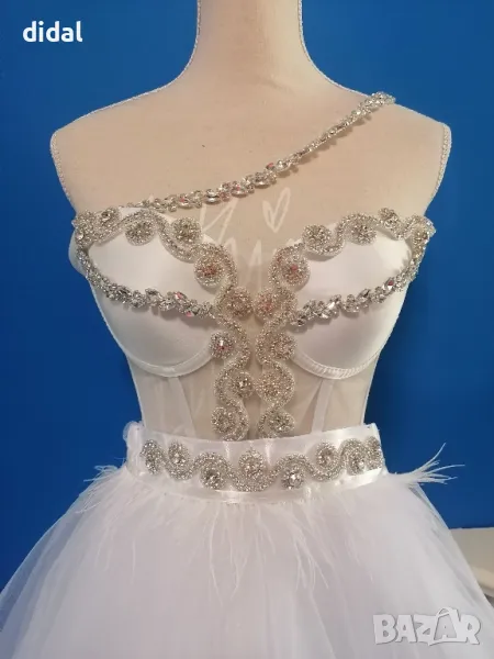 Бутикова рокля с кристали , снимка 1