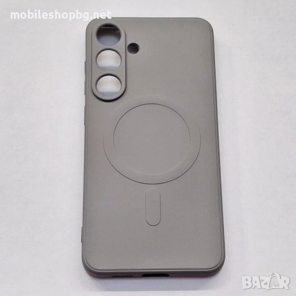 Samsung Galaxy S25 Plus кейс сив силиконов подплатен MagSafe , снимка 1