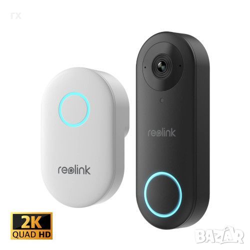  Reolink Видео Звънец 5MP 2K+ WiFi, снимка 1