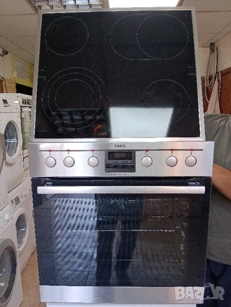 Иноксова печка за вграждане АЕГ Aeg Maxi Made in Germany 2 години гаранция!, снимка 1